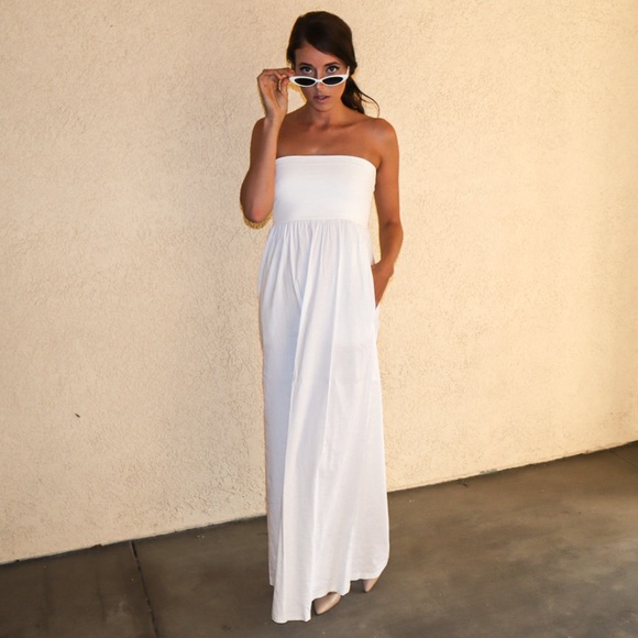 White Theory Maxi Dress - Picture 4 of 12